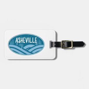 Étiquette À Bagage Asheville Caroline du Nord Extérieur