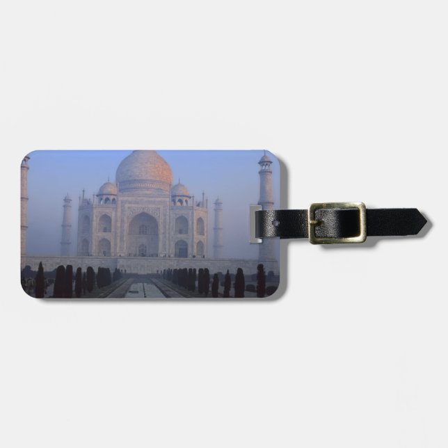 Étiquette À Bagage Asie; Inde; Agra. Taj Mahal. (Devant horizontal)
