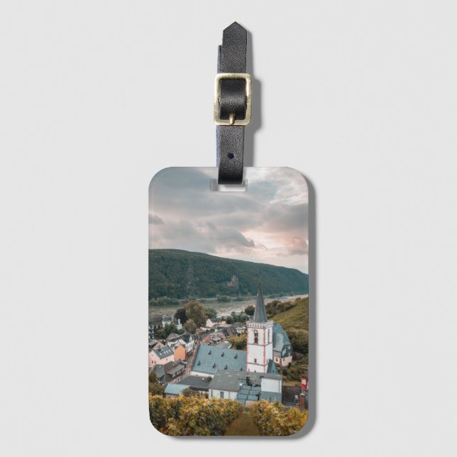 Étiquette À Bagage Assmannshausen Allemagne (Devant Vertical)