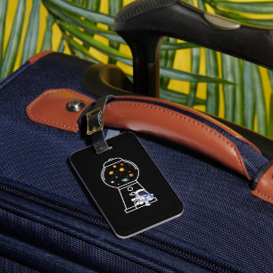 Étiquette À Bagage Astronaute