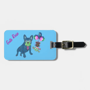 Étiquette À Bagage Attache valise Bouledogue Français