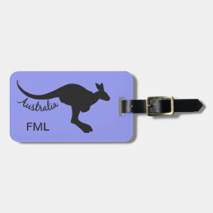 Étiquette À Bagage Australie Kangaroo étiquette de bagage personnalis