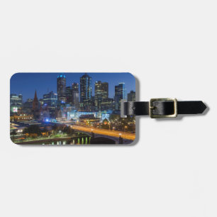 Étiquette À Bagage Australie, Victoria, Melbourne, horizon avec
