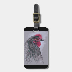Étiquette À Bagage Australorp noir Hen