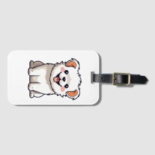 Étiquette À Bagage Autocollant en vinyle de chiot Kawaii mignon - Des
