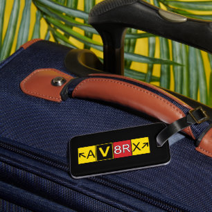 Étiquette À Bagage Aviatrix - AV8RX -