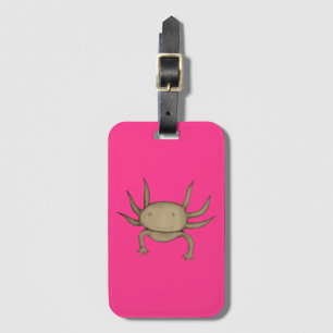 Étiquette À Bagage Axolotl vous regarde