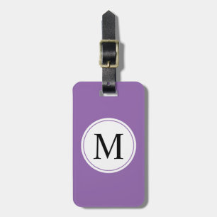 ÉTIQUETTE À BAGAGE BAGAGE CHIC TAG_WHITE/BLACK/LAVENDAR