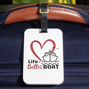 Étiquette À Bagage Bagage Tag Croisière Vivre Mieux Sur Un Bateau