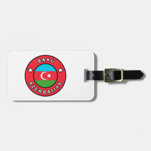 Étiquette À Bagage Bakou Azerbaïdjan