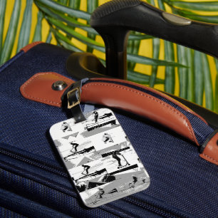 Étiquette À Bagage Balayons autour - Stunt Scooter Rider