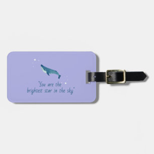 Étiquette À Bagage Baleine volante