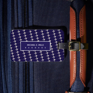 Étiquette À Bagage Balise à bagages bleu pour avions pour un pilote