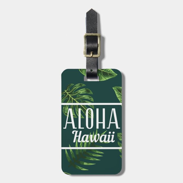 Étiquette À Bagage Balise bagage Aloha Hawaii (Devant Vertical)