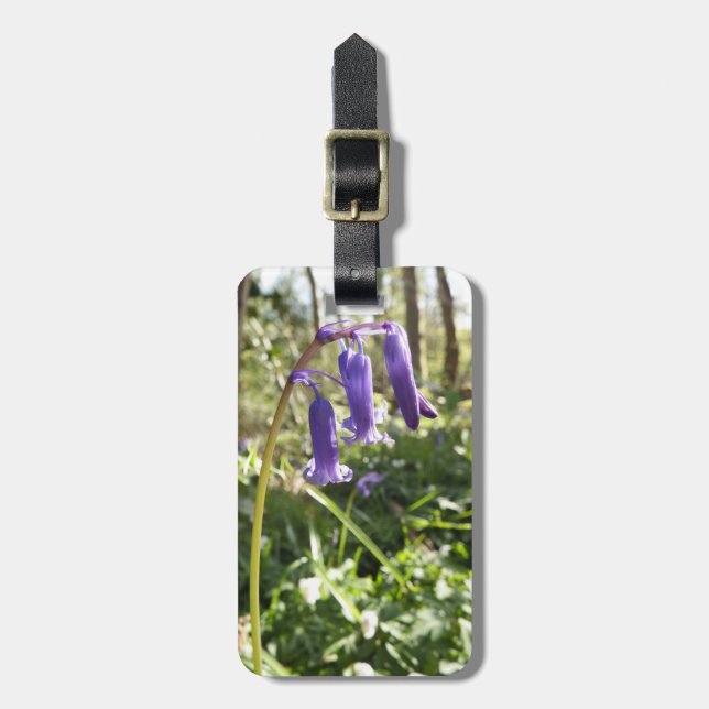 Étiquette À Bagage Balise Bagage Bluebells (Devant Vertical)