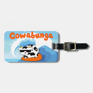 Étiquette À Bagage Balise bagage Cowabunga