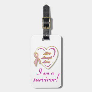 Étiquette À Bagage Balise Bagage du survivant du cancer du sein