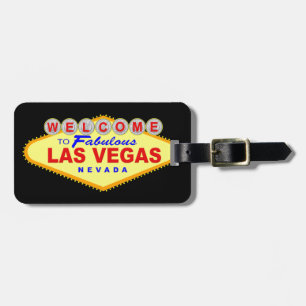 Étiquette À Bagage Balise Bagage Las Vegas (ajoutez vos coordonnées)