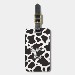 Étiquette À Bagage Balise Bagage Motif de vache