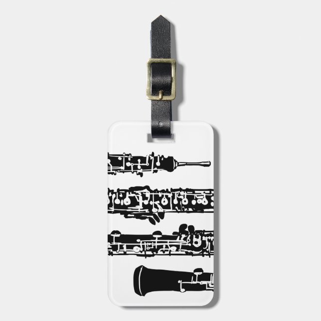 Étiquette À Bagage Balise Bagage Oboe (Devant Vertical)
