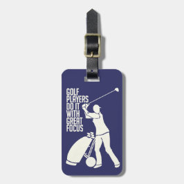 Étiquette À Bagage Balise bagage personnalisée de Golf Player