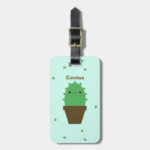 Étiquette À Bagage Balise bagage plante Cute Cactus kawaii
