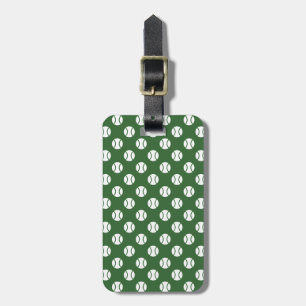 Étiquette À Bagage Balise bagage sportif avec motif de balle de tenni