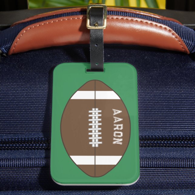 Étiquette À Bagage Balise cadeau de bagage de football personnalisé (Insitu Rectoal 2)