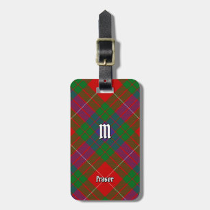 Étiquette À Bagage Balise Clan Fraser Tartan Luggan