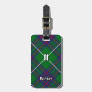 Étiquette À Bagage Balise Clan MacIntyre Chasse Tartan Bagage