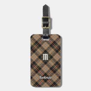Étiquette À Bagage Balise Clan MacKenzie Chasse Brown des bagages Tar