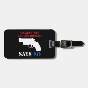 Étiquette À Bagage Balise d'arme