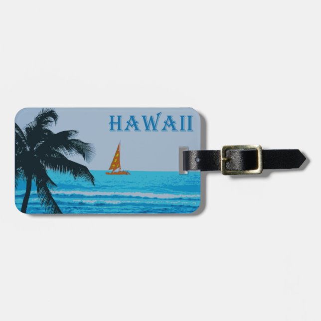 Étiquette À Bagage Balise de bagage (Devant horizontal)