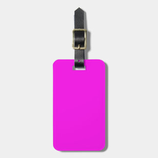 Étiquette À Bagage Balise de bagage acrylique Magenta Bold, Carousel