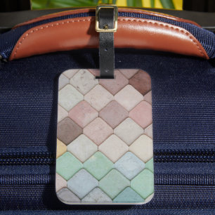 Étiquette À Bagage Balise de bagage américaine couleur solide