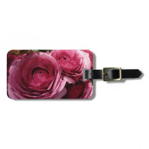 Balise de bagage avec de belles fleurs lumineuses