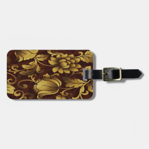 Étiquette À Bagage Balise de bagage Brown gracieux personnalisé