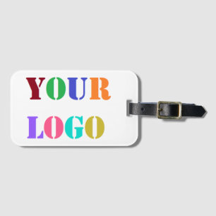 Étiquette À Bagage Balise de bagage d'affaires du logo personnalisé d