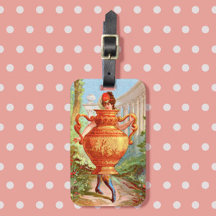 Étiquette À Bagage Balise de bagage d'Amphora doré Dents de la vaisse