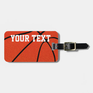 Étiquette À Bagage Balise de bagage de basketball personnalisée