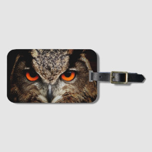 Étiquette À Bagage Balise de bagage de hibou
