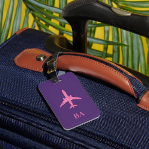 Étiquette À Bagage Balise de bagage de l'avion Parties scintillant ro
