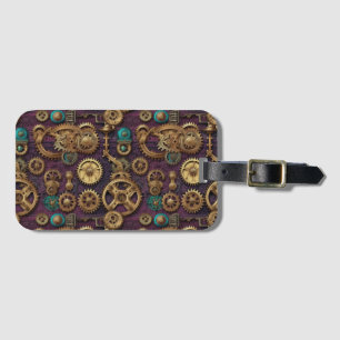 Étiquette À Bagage Balise de bagage de machine à vapeur