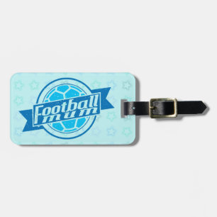 Étiquette À Bagage Balise de bagage de maman de football personnalisa