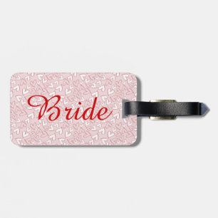 Étiquette À Bagage Balise de bagage de mariée personnalisée avec les 