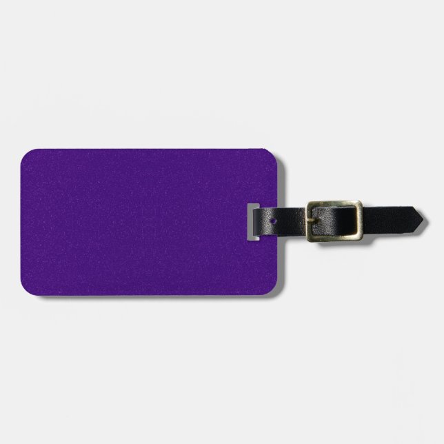 Étiquette À Bagage Balise de bagage de Parties scintillant violet per (Devant horizontal)