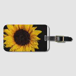 Étiquette À Bagage Balise de bagage de tournesol