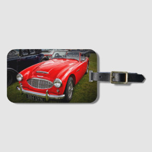 Étiquette À Bagage Balise de bagage de voiture classique Red Austin H