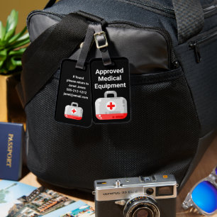 Étiquette À Bagage Balise de bagage d'équipement Médicale approuvé