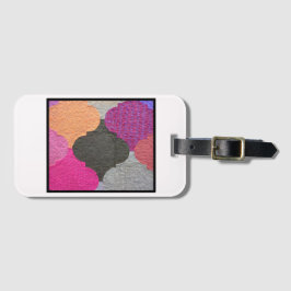 Étiquette À Bagage Balise de bagage des nuits arabes dorées